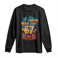 I Was 6 Now I'm 7 Italian Brainrot Meme Gift for Boy Kid Long Sleeve Shirt
