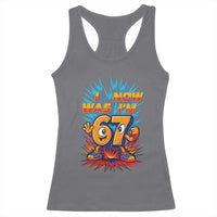 I Was 6 Now I'm 7 Italian Brainrot Meme Gift for Boy Kid Racerback Tank Top