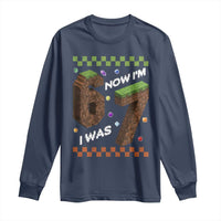 7th Birthday I Was 6 Now Im 7 Long Sleeve Shirt Unlocked 67 Boys Kids Youth