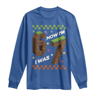 7th Birthday I Was 6 Now Im 7 Long Sleeve Shirt Unlocked 67 Boys Kids Youth