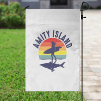 Amity Island Garden Flag Retro Surfing Board Humor - Wonder Print Shop