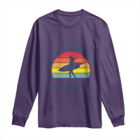 Amity Island Long Sleeve Shirt Retro Surfing Board Humor - Wonder Print Shop