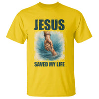 Jesus Saved My Life T Shirt Christian Bible Verse - Wonder Print Shop
