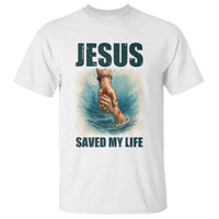 Jesus Saved My Life T Shirt Christian Bible Verse - Wonder Print Shop