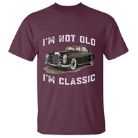 I'm Not Old I'm Classic T Shirt Funny Vintage Car Enthusiast - Wonder Print Shop