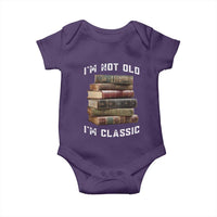Funny Book Lover Baby Onesie I Am Not Old I Am Classic - Wonder Print Shop
