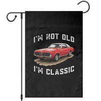I'm Not Old I'm Classic Garden Flag Vintage 1970 Mercury Cougar Hardtop Classic Car Enthusiast