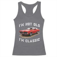I'm Not Old I'm Classic Racerback Tank Top Vintage 1970 Mercury Cougar Hardtop Classic Car Enthusiast