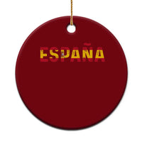 Spain Spanish Flag Espana Pride Ceramic Ornament