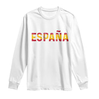 Spain Spanish Flag Espana Pride Long Sleeve Shirt