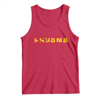 Spain Spanish Flag Espana Pride Tank Top