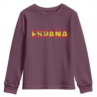 Spain Spanish Flag Espana Pride Youth Sweatshirt