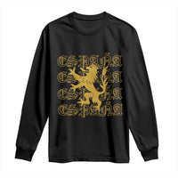 Spain Espana Heraldic Lion Pride Long Sleeve Shirt
