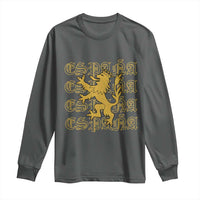 Spain Espana Heraldic Lion Pride Long Sleeve Shirt