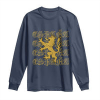 Spain Espana Heraldic Lion Pride Long Sleeve Shirt