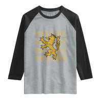 Spain Espana Heraldic Lion Pride Raglan Shirt