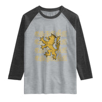 Spain Espana Heraldic Lion Pride Raglan Shirt