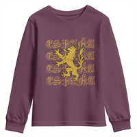 Spain Espana Heraldic Lion Pride Youth Sweatshirt