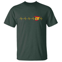 Spain Heartbeat EKG Espana Spanish Flag Map T Shirt