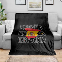 Espana Spain Map Pride Spanish Flag Throw Blanket