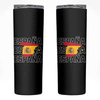 Espana Spain Map Pride Spanish Flag Skinny Tumbler