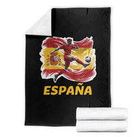 Spain Espana Soccer Football Fan Spanish Flag Throw Blanket