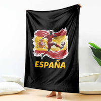 Spain Espana Soccer Football Fan Spanish Flag Throw Blanket