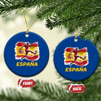 Spain Espana Soccer Football Fan Spanish Flag Ceramic Ornament