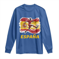 Spain Espana Soccer Football Fan Spanish Flag Long Sleeve Shirt