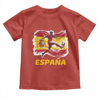 Spain Espana Soccer Football Fan Spanish Flag Toddler T Shirt