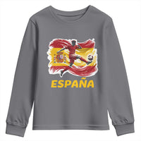 Spain Espana Soccer Football Fan Spanish Flag Youth Sweatshirt