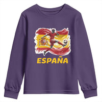 Spain Espana Soccer Football Fan Spanish Flag Youth Sweatshirt