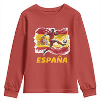 Spain Espana Soccer Football Fan Spanish Flag Youth Sweatshirt