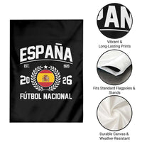 Spain 2026 Soccer Football Fan Spanish Flag Garden Flag