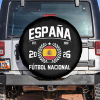 Spain 2026 Soccer Football Fan Spanish Flag Spare Tire Cover