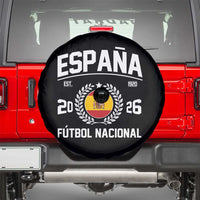 Spain 2026 Soccer Football Fan Spanish Flag Spare Tire Cover