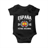 Spain 2026 Soccer Football Fan Spanish Flag Baby Onesie