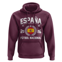 Spain 2026 Soccer Football Fan Spanish Flag Hoodie