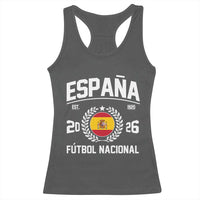 Spain 2026 Soccer Football Fan Spanish Flag Racerback Tank Top