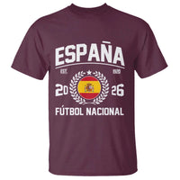 Spain 2026 Soccer Football Fan Spanish Flag T Shirt