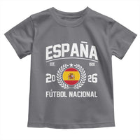 Spain 2026 Soccer Football Fan Spanish Flag Toddler T Shirt