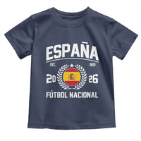 Spain 2026 Soccer Football Fan Spanish Flag Toddler T Shirt