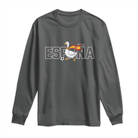 Espana Spain Soccer Football Long Sleeve Shirt Silly Goose Spanish Flag Fan Supporter