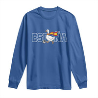 Espana Spain Soccer Football Long Sleeve Shirt Silly Goose Spanish Flag Fan Supporter