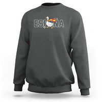 Espana Spain Soccer Football Sweatshirt Silly Goose Spanish Flag Fan Supporter