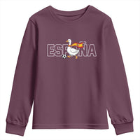 Espana Spain Soccer Football Youth Sweatshirt Silly Goose Spanish Flag Fan Supporter