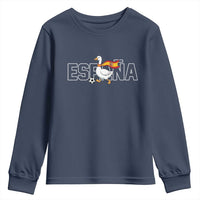 Espana Spain Soccer Football Youth Sweatshirt Silly Goose Spanish Flag Fan Supporter
