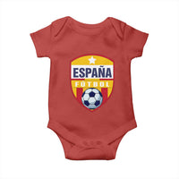 Espana Spain Soccer Football Fan Spanish Flag Baby Onesie
