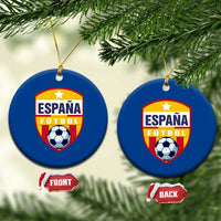 Espana Spain Soccer Football Fan Spanish Flag Ceramic Ornament