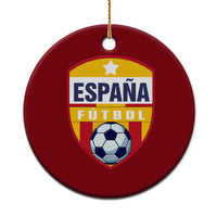 Espana Spain Soccer Football Fan Spanish Flag Ceramic Ornament